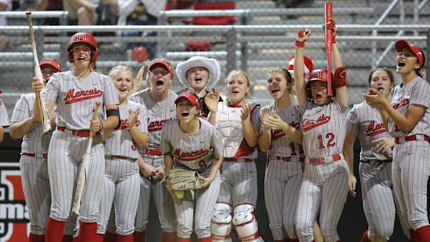 Flower Mound Marcus Plano Texas softball 041923 Brian McLean 20